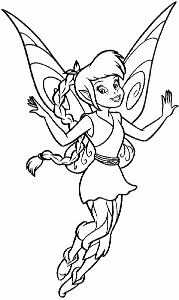 Desenhos para imprimir e pintar da Tinker Bell