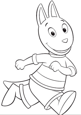 Desenhos para imprimir e colorir dos Backyardigans