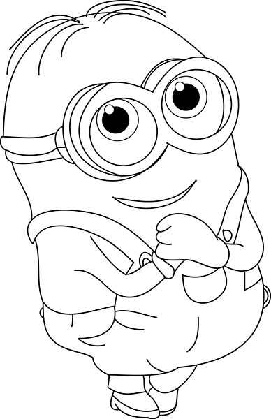 Desenhos para pintar e imprimir dos Minions